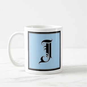 Kalligrafische hoofdletter J Koffiemok