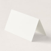 Kalligraphed Script Cream Wit Goud Gevouwen Luxe Visitekaartje (Achterkant)