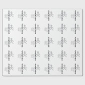 Kalligraphie -Jeder hat sein eigenes Talent 天生我材必用 Cadeaupapier (Vlak)