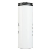 Kalligraphie -Jeder hat sein eigenes Talent 天生我材必用 Thermosbeker (Achterkant)