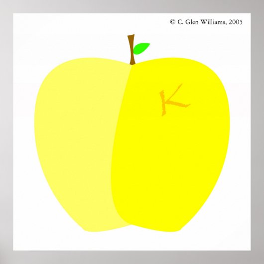 Kallixti Apple Poster (Voorkant)