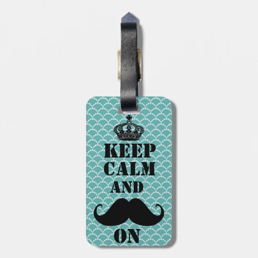 Kalm aan bagagelabel (Achterkant verticaal)