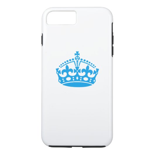 Kalm aan blauwe overwinningskroon Case-Mate iPhone case (Achterkant)