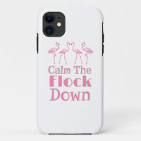 Kalm aan de schamele flamingo