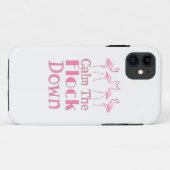 Kalm aan de schamele flamingo Case-Mate iPhone case (Achterkant (horizontaal))