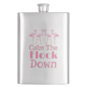 Kalm aan de schamele flamingo flacon (Voorkant)