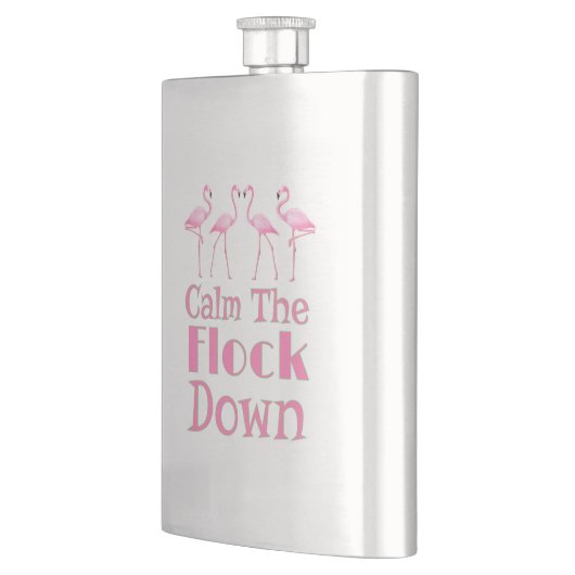 Kalm aan de schamele flamingo flacon (Links)