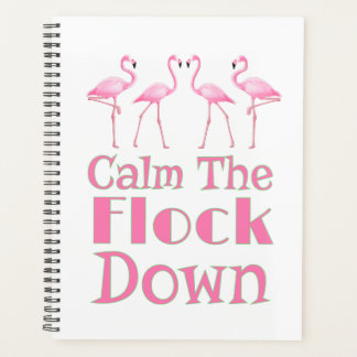 Kalm aan de schamele flamingo planner
