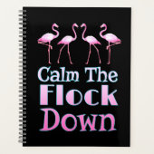 Kalm aan de schamele flamingo planner (Voorkant)