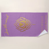 Kalm aan de zijhanddoek strandlaken (Voorkant)