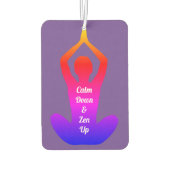 Kalm aan en Zen Up Paarse Chakras Luchtverfrisser (Achterkant)