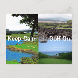 Kalm aan Golf Hawaii Briefkaart