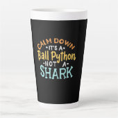 Kalm aan het is een doornPython Latte Mok (Voorkant)