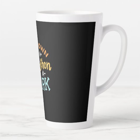 Kalm aan het is een doornPython Latte Mok (Rechts)