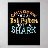 Kalm aan het is een doornPython Poster (Voorkant)