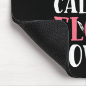 Kalm aan het shirt roze flamingo vrouwen Su Muismat (Hoek)