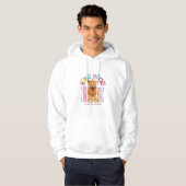 KALM AAN - HOUD KALM Schattige Teddybeer Hoodie (Voorkant volledig)