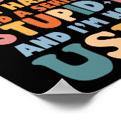 Kalm aan, ik heb een gekke tante en die heeft woed poster (Hoek)