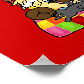 Kalm aan labradors houden poster (Hoek)