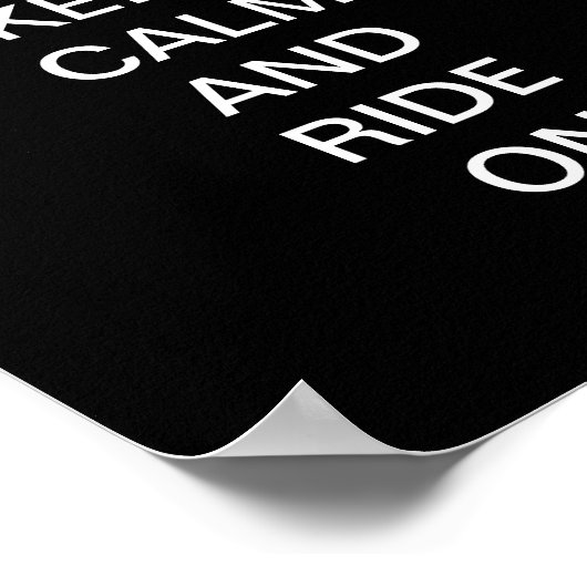 Kalm aan poster (Hoek)