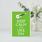 Kalm aan (Shamrock) Briefkaart (Staand voorkant)