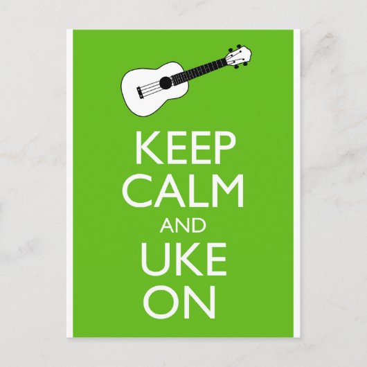 Kalm aan (Shamrock) Briefkaart (Voorkant)