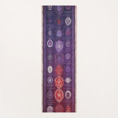 Kalm Abstracte Lijnen Yoga Mat | Serene Minimaal (Voorkant)