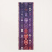 Kalm Abstracte Lijnen Yoga Mat | Serene Minimaal (Achterkant)