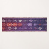 Kalm Abstracte Lijnen Yoga Mat | Serene Minimaal (Voorkant (horizontaal))