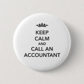 Kalm accountant Button houden (Voorkant)
