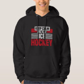 Kalm afspelen Hockey behouden Hoodie (Voorkant)