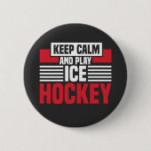 Kalm afspelen Hockey behouden Ronde Button 5,7 Cm (Voorkant)
