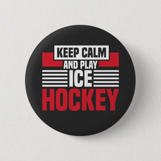Kalm afspelen Hockey behouden Ronde Button 5,7 Cm (Voorkant)