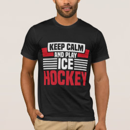 Kalm afspelen Hockey behouden T-shirt