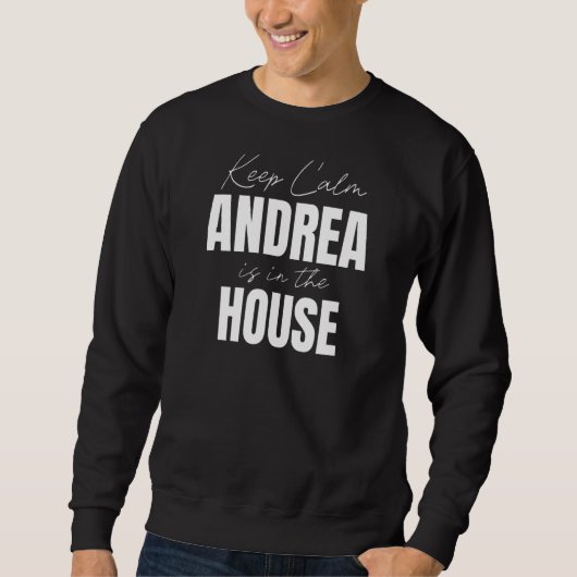 Kalm Andrea in het Parlement Andrea Trui (Voorkant)