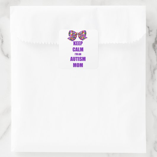 Kalm Autisme Moeder Stickers (Tas)