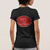 KALM BEHOUDEN I won LOTTERY Bella T-Shirt (Achterkant)