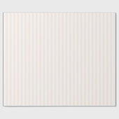 Kalm Beige Minimalistische Verticale Strepen Cadeaupapier (Vlak)