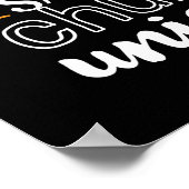 Kalm bewaren Bespaar de Chubby Unicorn Rhino Dier Poster (Hoek)