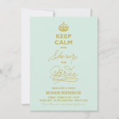 Kalm bewaren de Groot Vrijgezellenfeest nodigt uit Kaart (Voorkant)