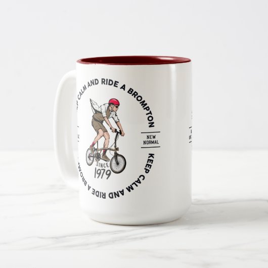 Kalm bewaren en een Brompton Mok rippen (Voorkant links)