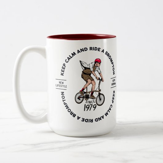 Kalm bewaren en een Brompton Mok rippen (Links)