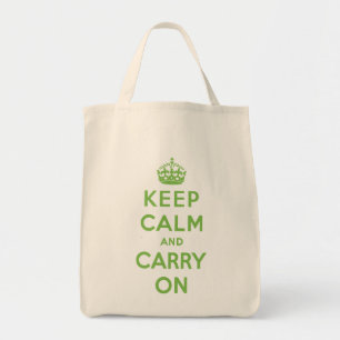 Kalm bewaren en op de kernen plakken tote bag