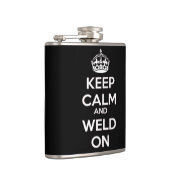 Kalm bewaren en op de kolf houden heupfles (Rechts)