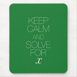 Kalm bewaren en Oplossen voor X Muismat