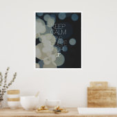 Kalm bewaren en Oplossen voor X Poster (Keuken)