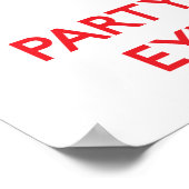 Kalm bewaren en partijdig houden met een oogarts poster (Hoek)