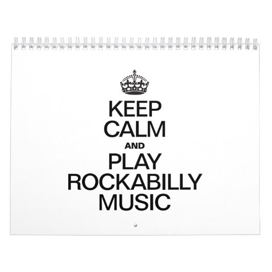 KALM BEWAREN EN ROCKABILLY MUSIC SPELEN KALENDER (Hoes)