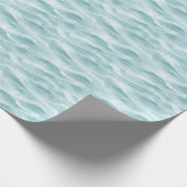 Kalm Blauw Abstract Golf Cadeaupapier (Hoek)