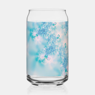 Kalm Blauwe Meditatie Vlinder Kunst Blikvorm Glas